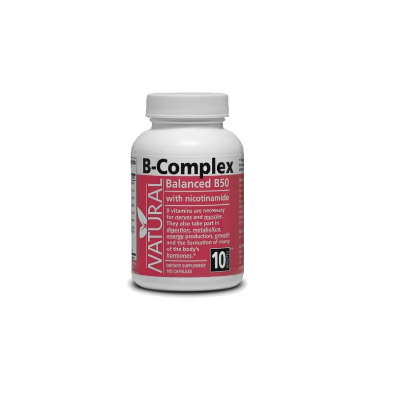Vitamín B-komplex - 50 mg - 100 kapsúl