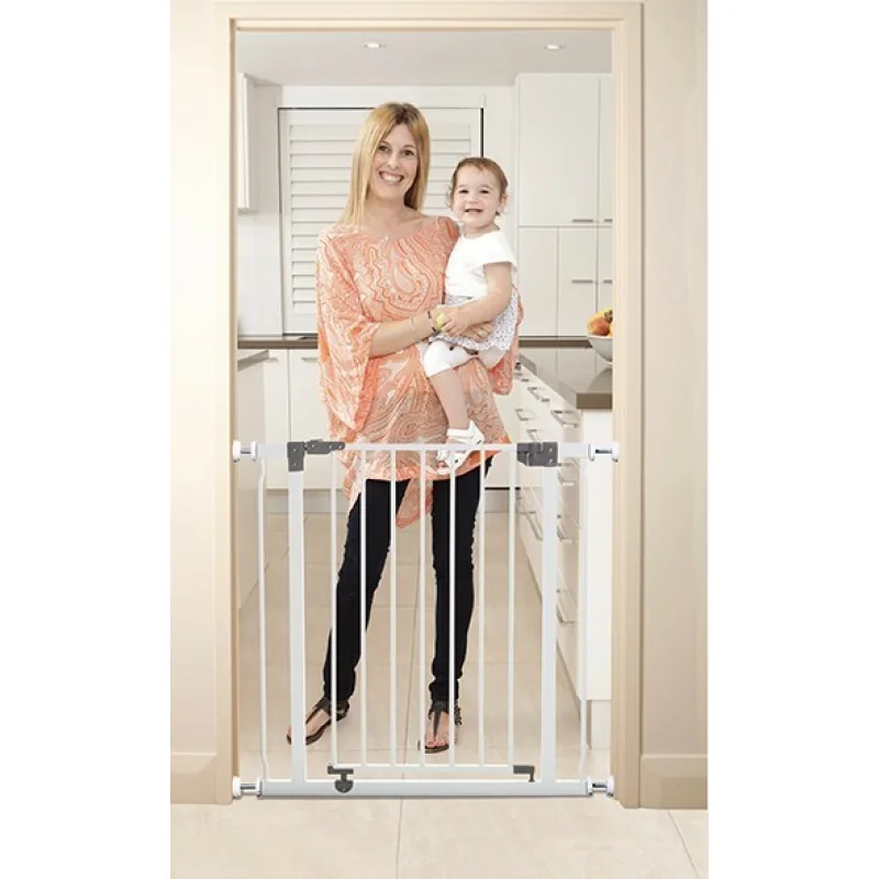 Dreambaby Liberty detská bezpečnostná brána 75–82 cm, 76 cm, biela