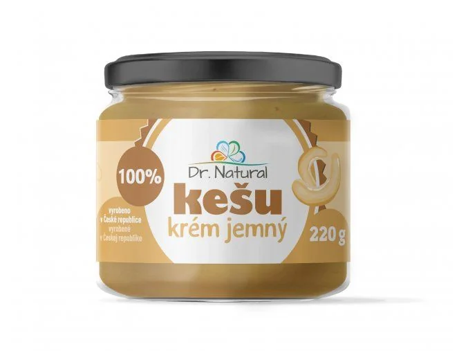 Dr.Natural Kešu krém jemný 220g 100% 1×220 g, kešu jemný krém