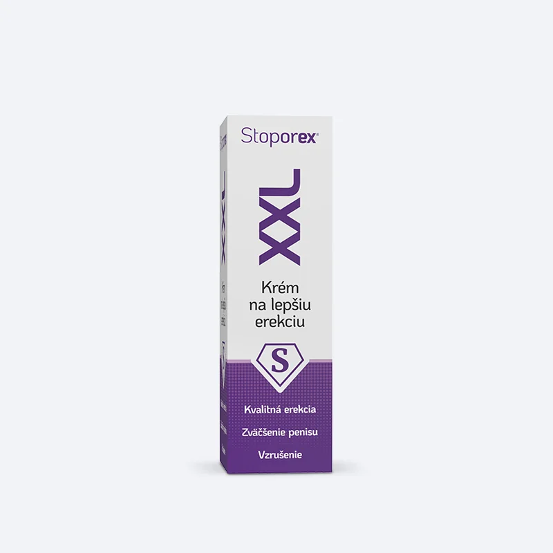 Stoporex® XXL krém Krém, ktorý podporuje silnejšiu erekciu a pomáha zvýrazniť objem penisu.