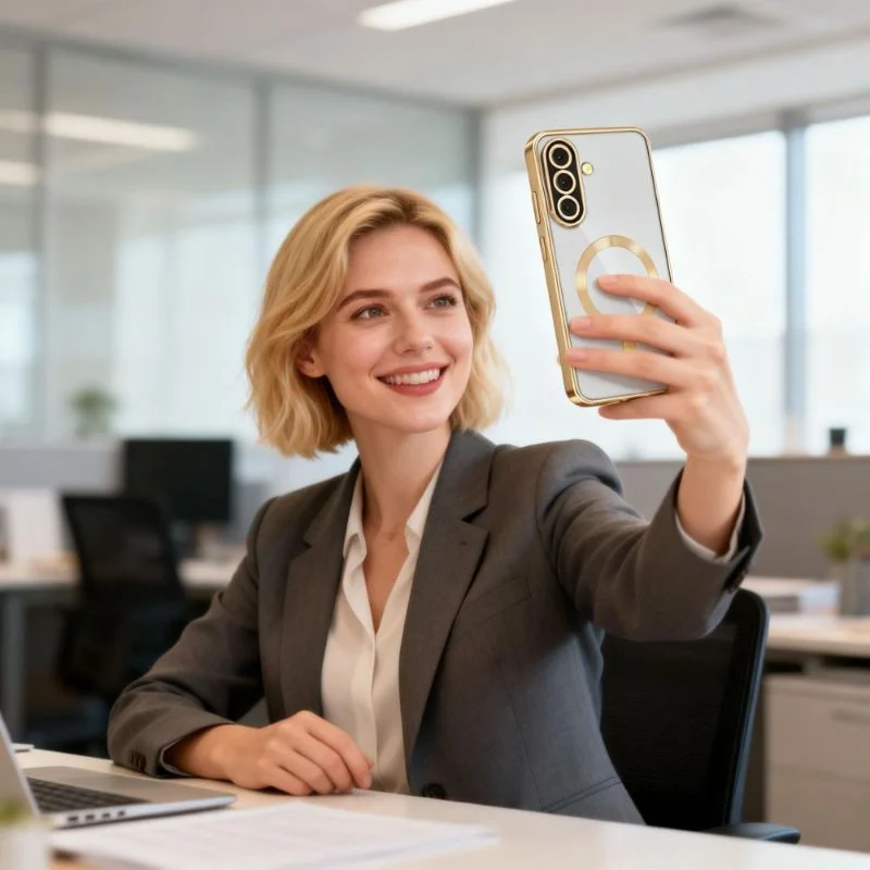 Tech-Protect MagFlex MagSafe kryt na Samsung Galaxy A27 5G, zlatý