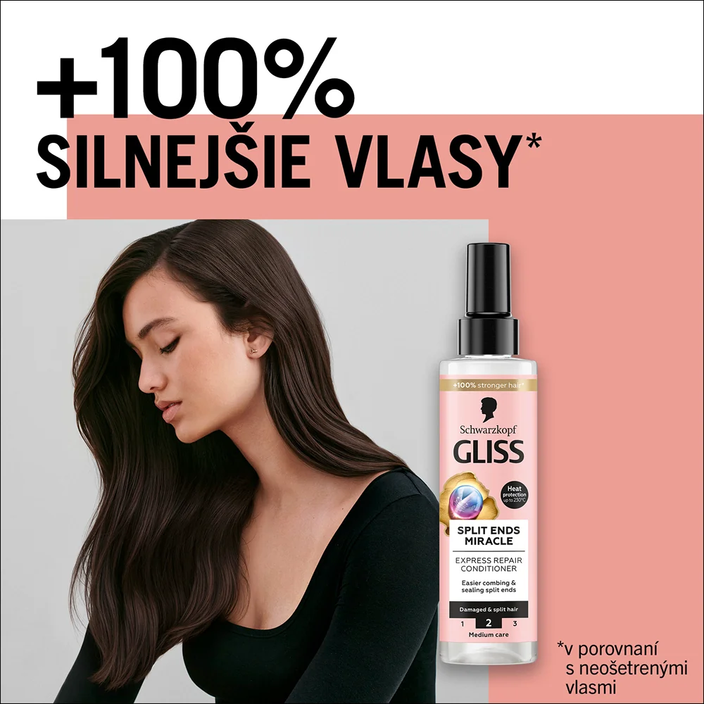 Schwarzkopf Gliss kondicionér v spreji Split Ends Miracle 1×200 ml, kondicionér