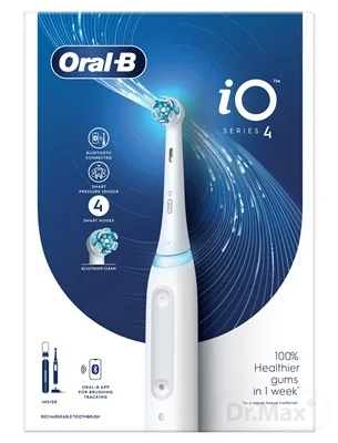Oral B iO Series 4 White Elektrická Zubná Kefka 1×1 ks, elektrická zubná kefka
