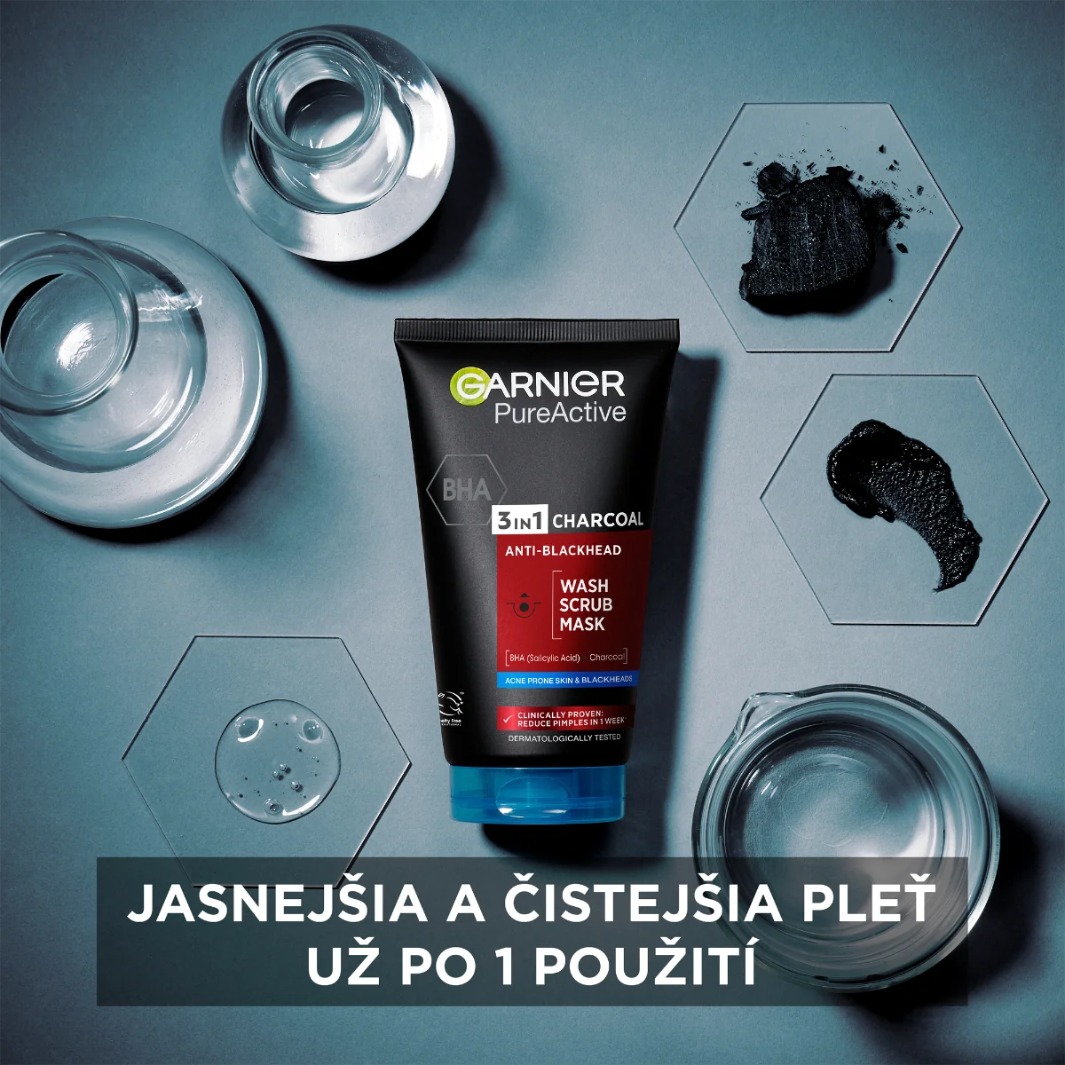 Garnier Pure Active 3IN1 1×150 ml, maska