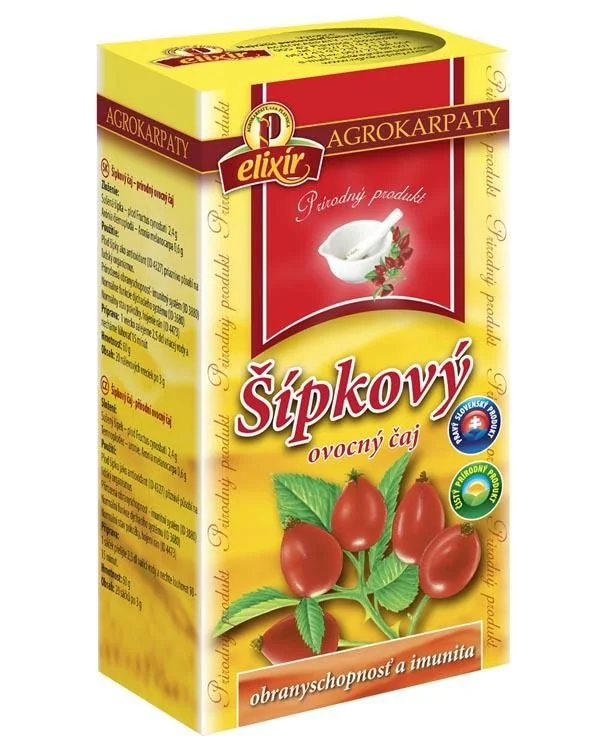 Agrokarpaty Šípkový 20x3g 20×3 g, porciovaný čaj