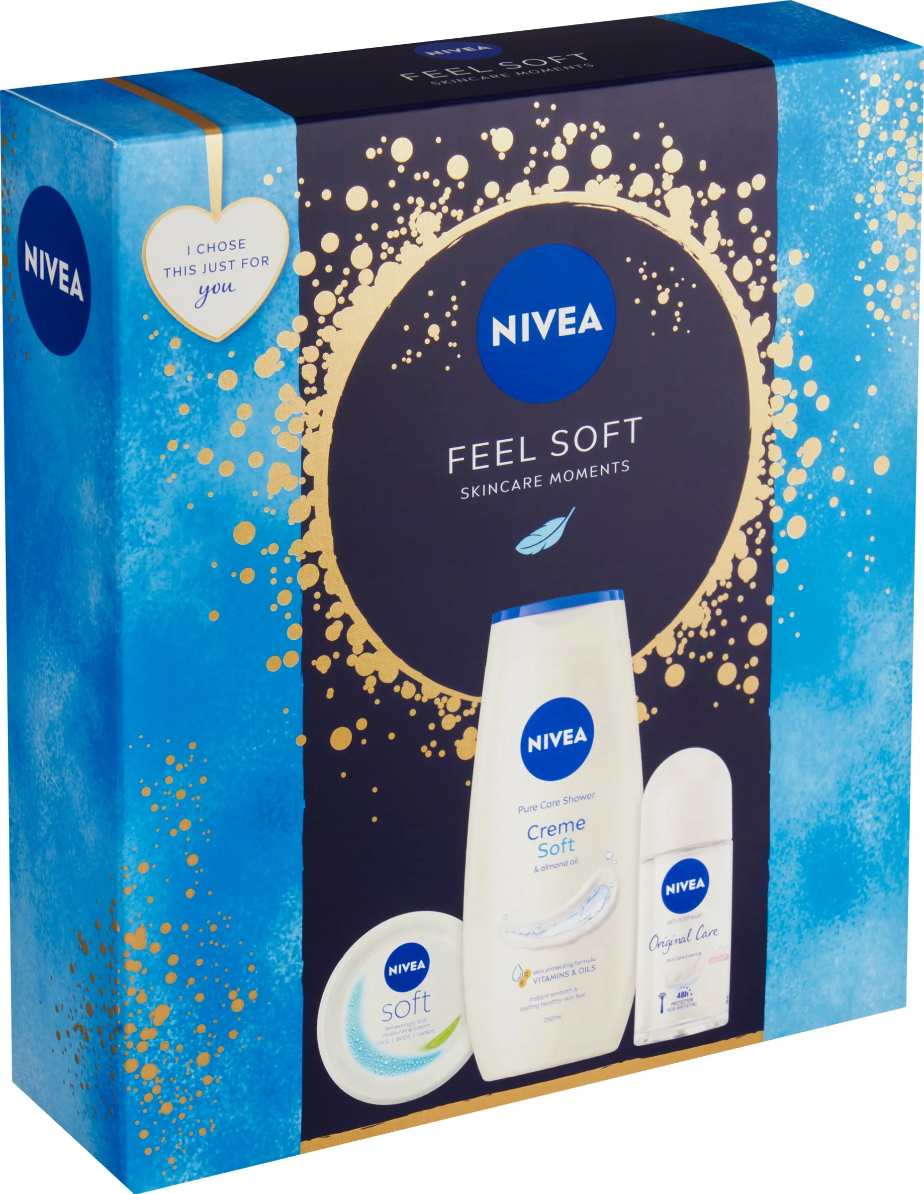 NIVEA BOX SOFT TRIO 1×1 ks, darčekové balenie