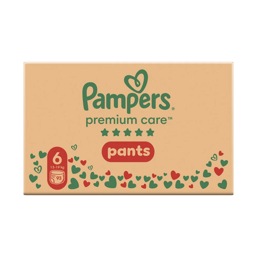 Pampers Premium Pants MSB S6 13-19kg 1×93 ks, plienkové nohavičky