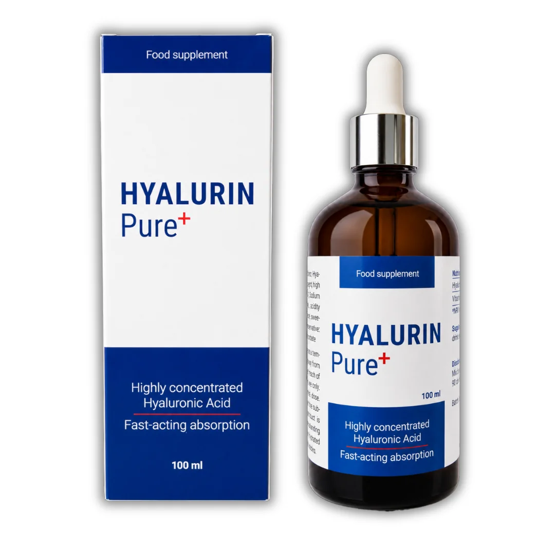 Hyalurin Pure+ kyselina hyalurónová vo vysokej koncentrácii s vitamínom C -100 ml