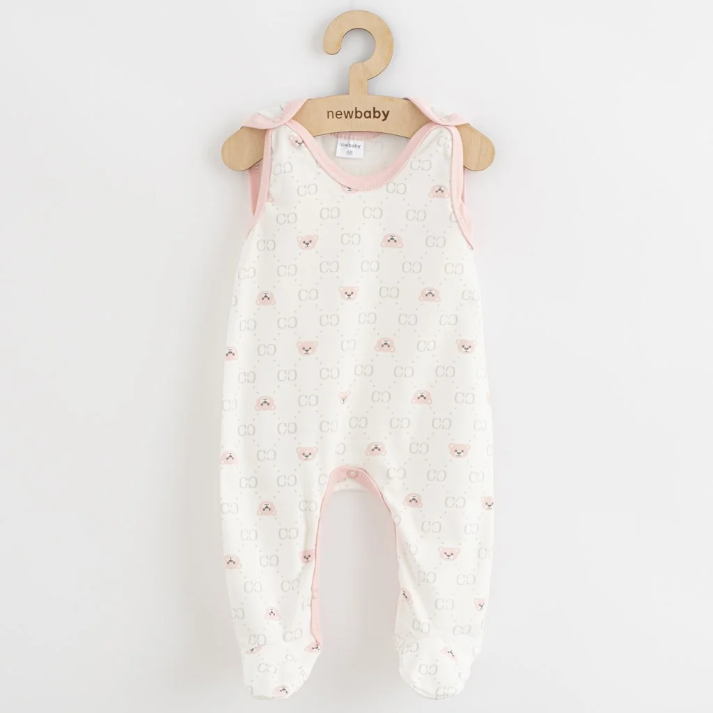 Dojčenské dupačky New Baby Classic II Dievča 3ks ružové 62