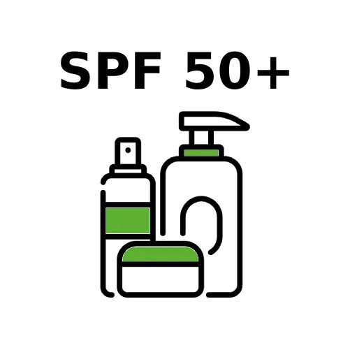 Krémy, spreje a oleje SPF 50+