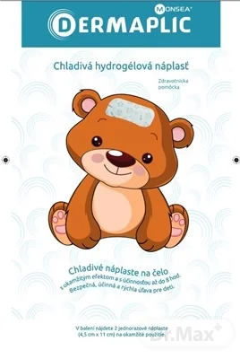 DERMAPLIC 1×2 ks, hydrogélová náplasť