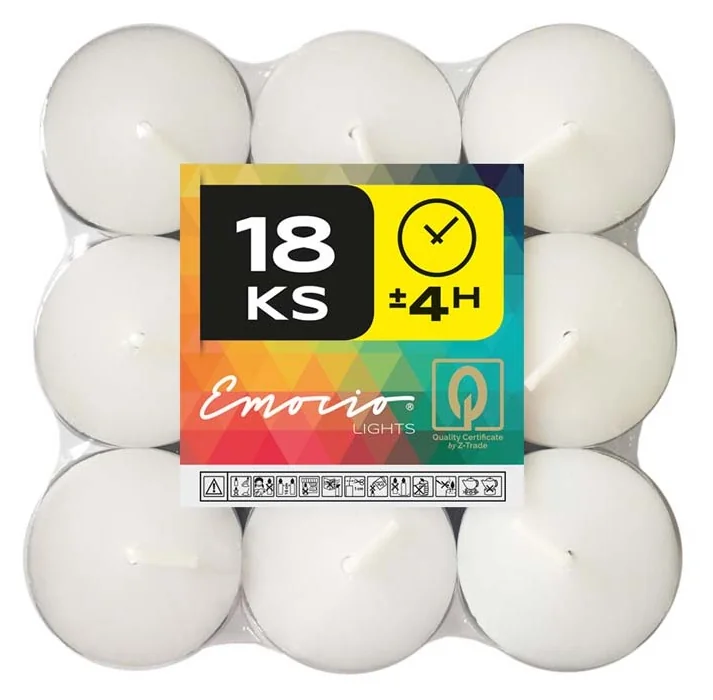 Emocio Čajové 18 ks ~4 hod. 1×18 ks, čajové sviečky
