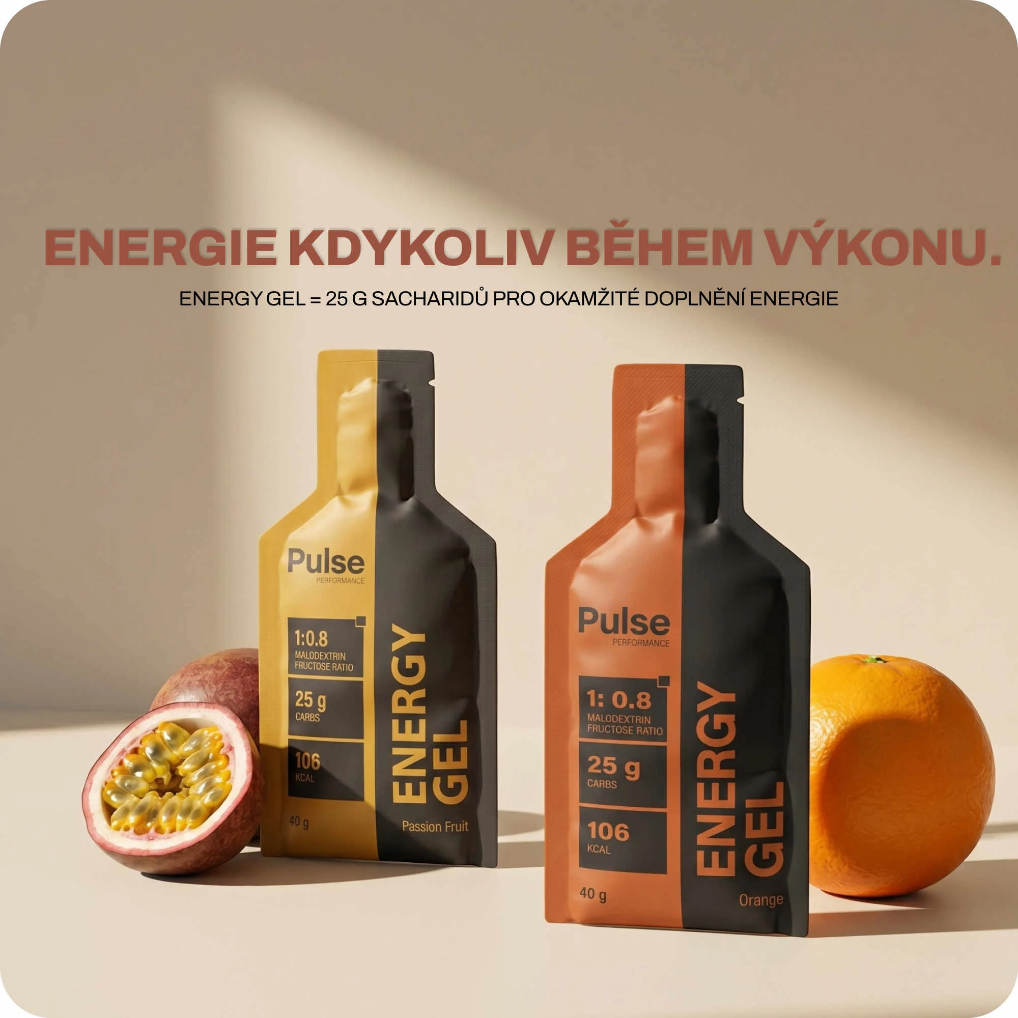 Pulse Performance Energy Gel Passion Fruit 40 g