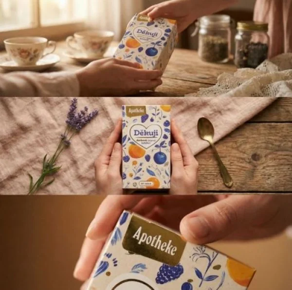 APOTHEKE Ďakujem darčeková čajová kolekcia 1 set