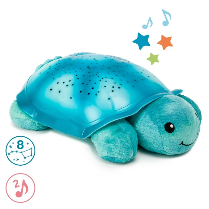 CLOUD B Twilight Turtle nočné svetlo - projektor hviezdnej oblohy, modrá