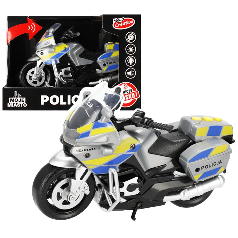 Policajná motorka so svetlom a zvukom , 6EU520415