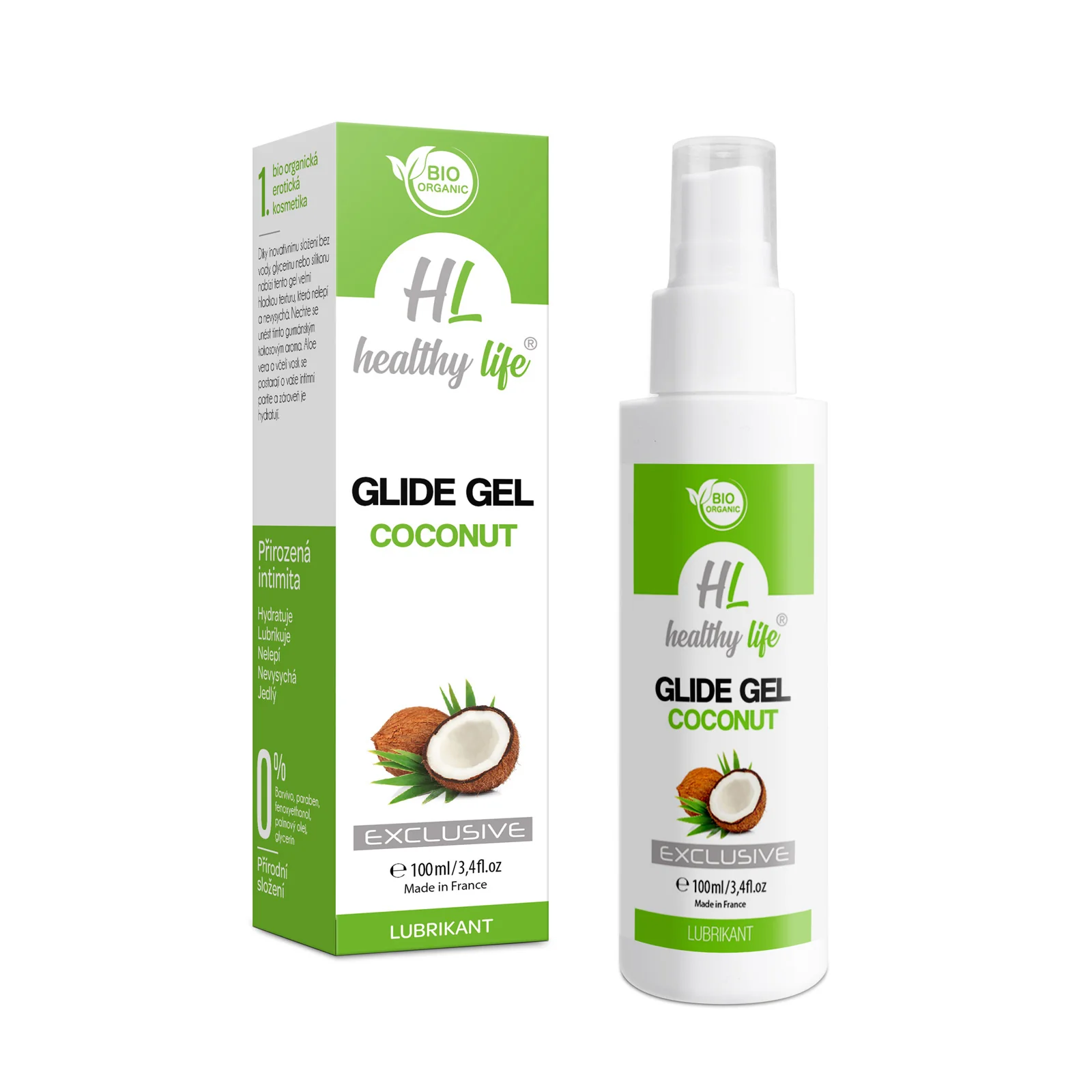 Lubrikant - Glide Gel Coconut 100 ml