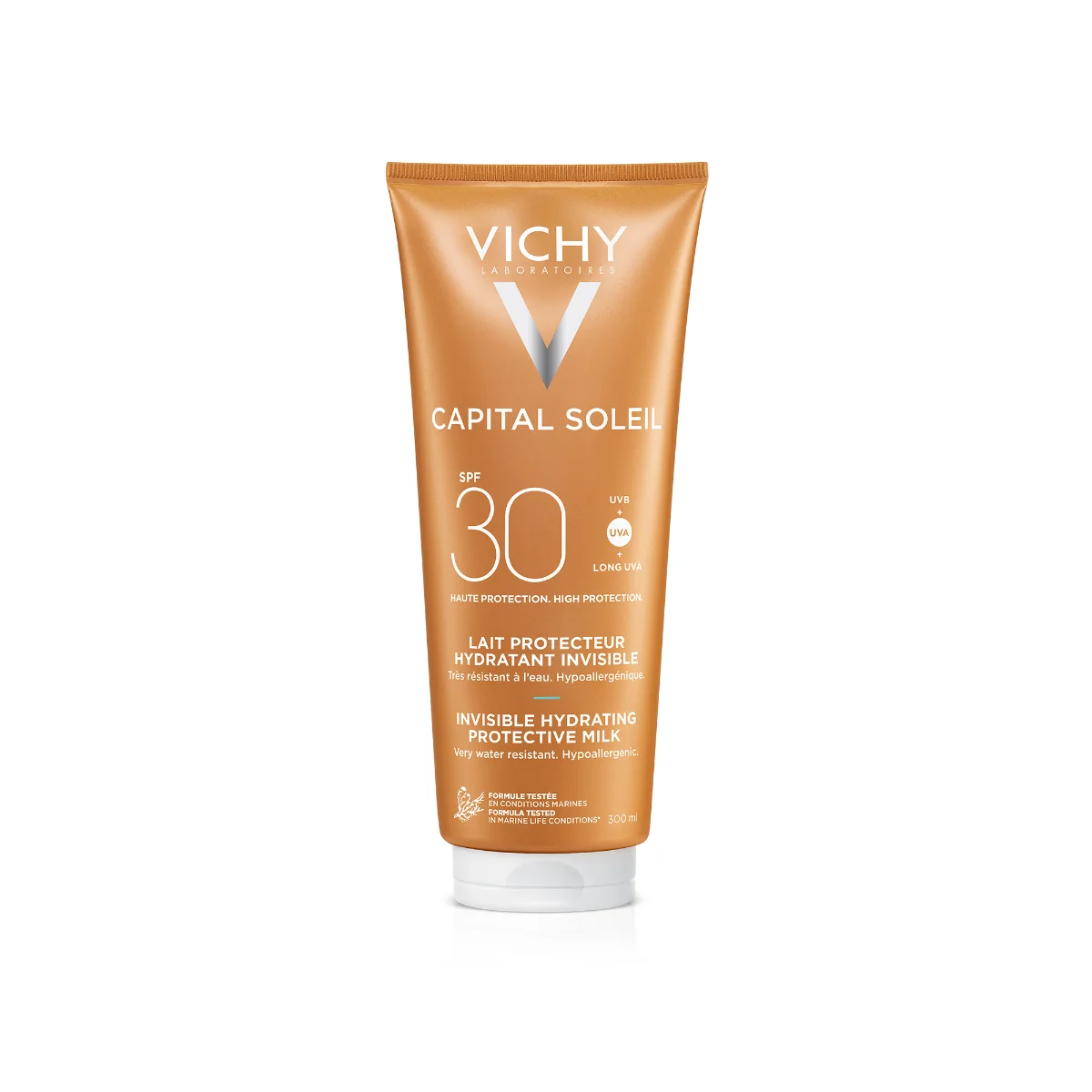 VICHY Capital Soleil Hydratačné ochranné mlieko na opaľovanie SPF 30 300 ml 1×300 ml, opaľovacie mlieko