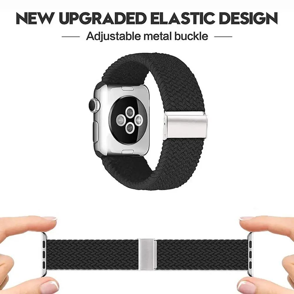 Kvalitný elastický remienok pre Apple Watch (38/40/41mm) - Multifarebná 2