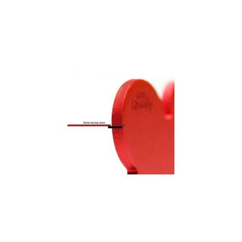 MF RED XL ALUMINUM BONE 4,8x3,15 cm gravírovateľný prívesok