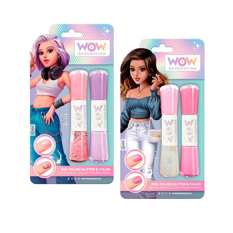 Kids Euroswan Lak na nechty s trblietkami WOW Generation