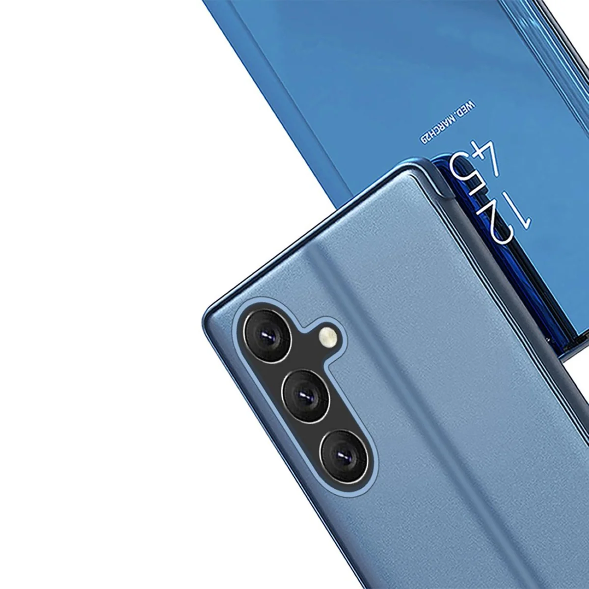 MG Clear View knižkové puzdro na Samsung Galaxy A16 4G/5G, čierne