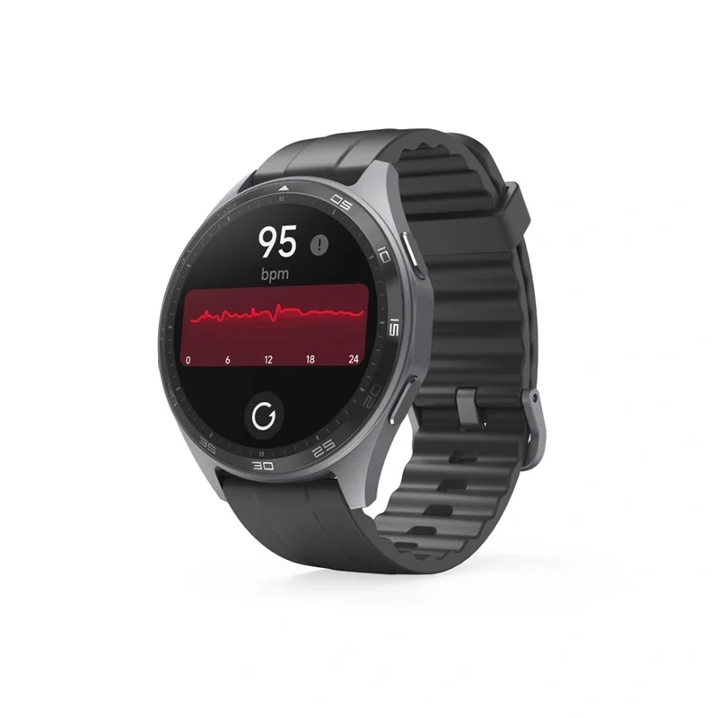 Hama 7010, smart hodinky GPS, telefonovanie, AMOLED 1,43", vode odolné IP68/3 ATM, antracitové
