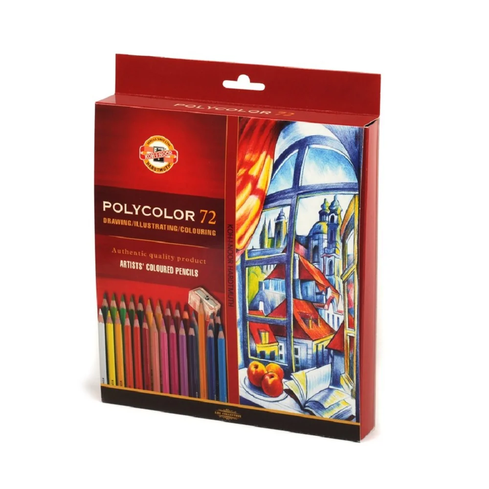 Umelecké pastelky Koh-i-noor Polycolor 3837 72 ks v plechu