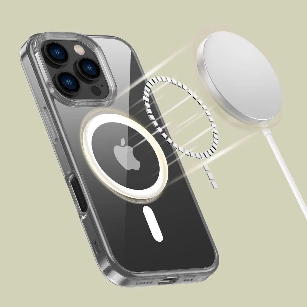 Priehľadný obal Tech-Protect Flexair Hybrid MagSafe pre iPhone 16 Pro