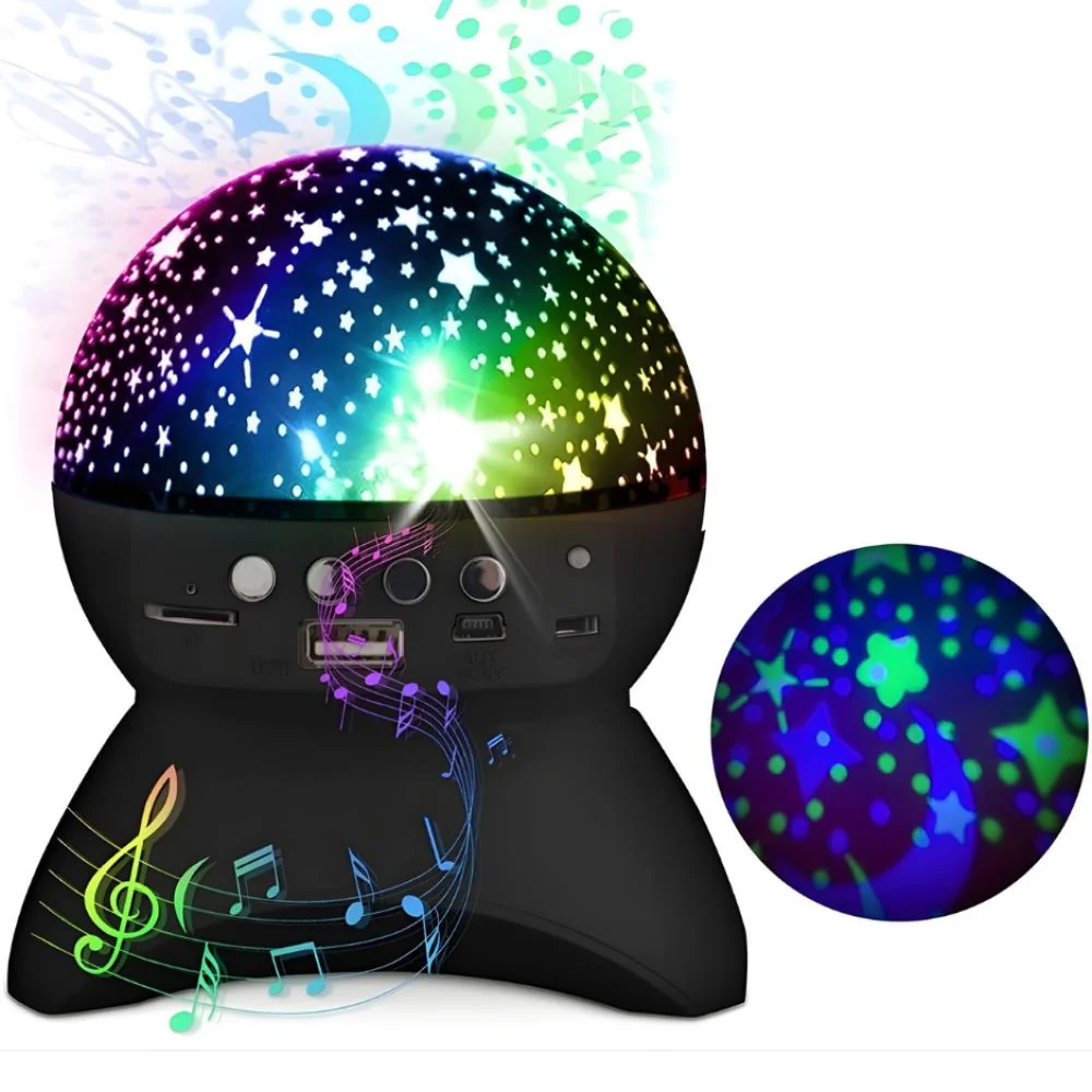 Multi Bluetooth reproduktor s budíkom a nabíjačkou 1 ks, čierna