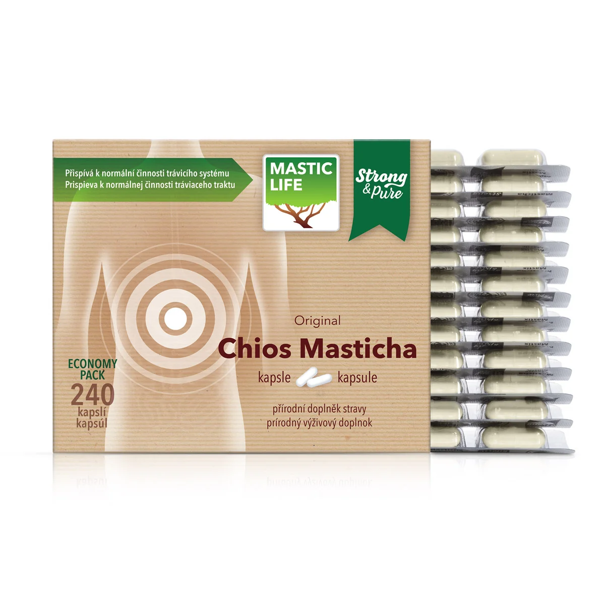 Masticlife Masticha Strong&Pure 240cps 1×240 cps, výživový doplnok