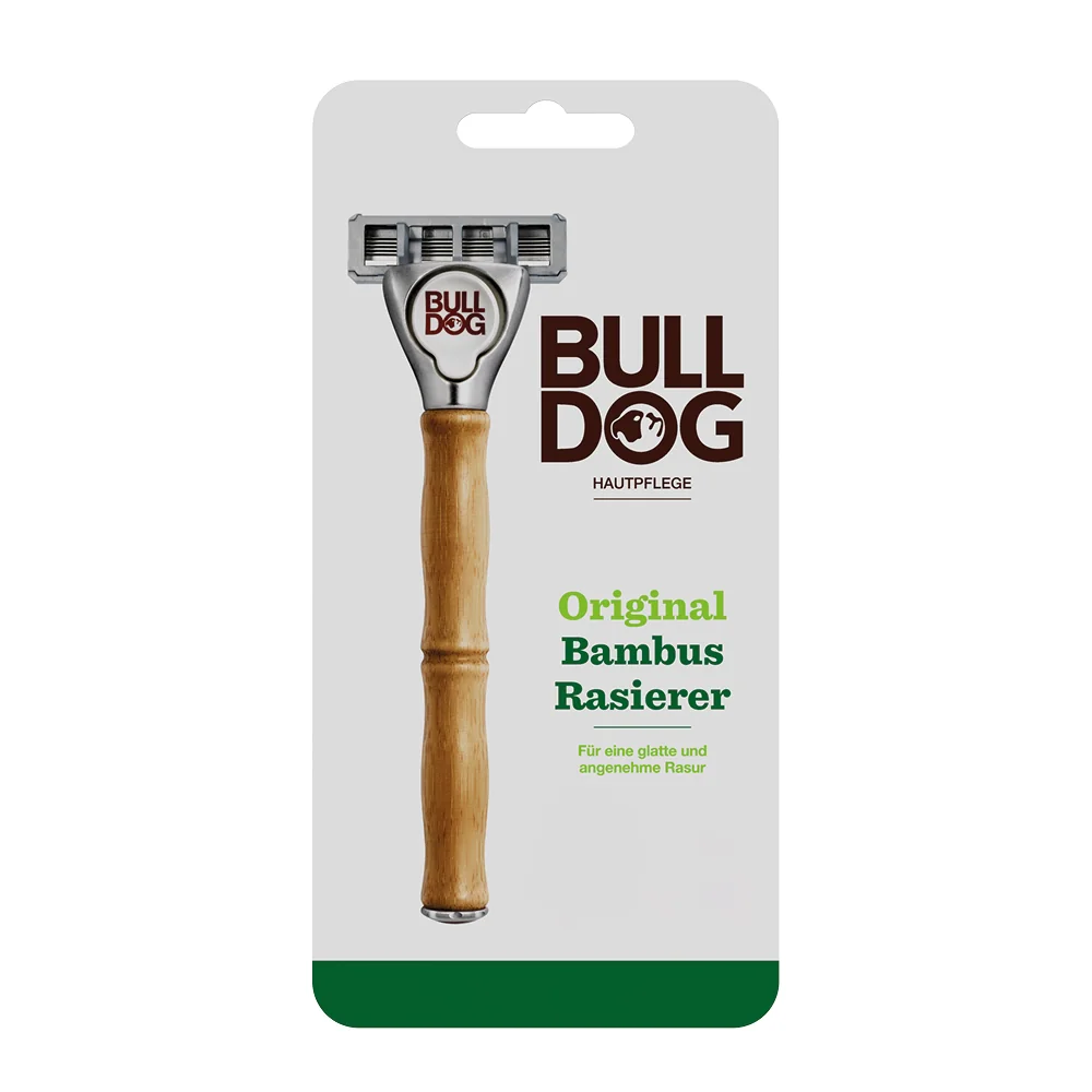 Bulldog Original Bamboo strojek + dve výmenné hlavice 1 ks