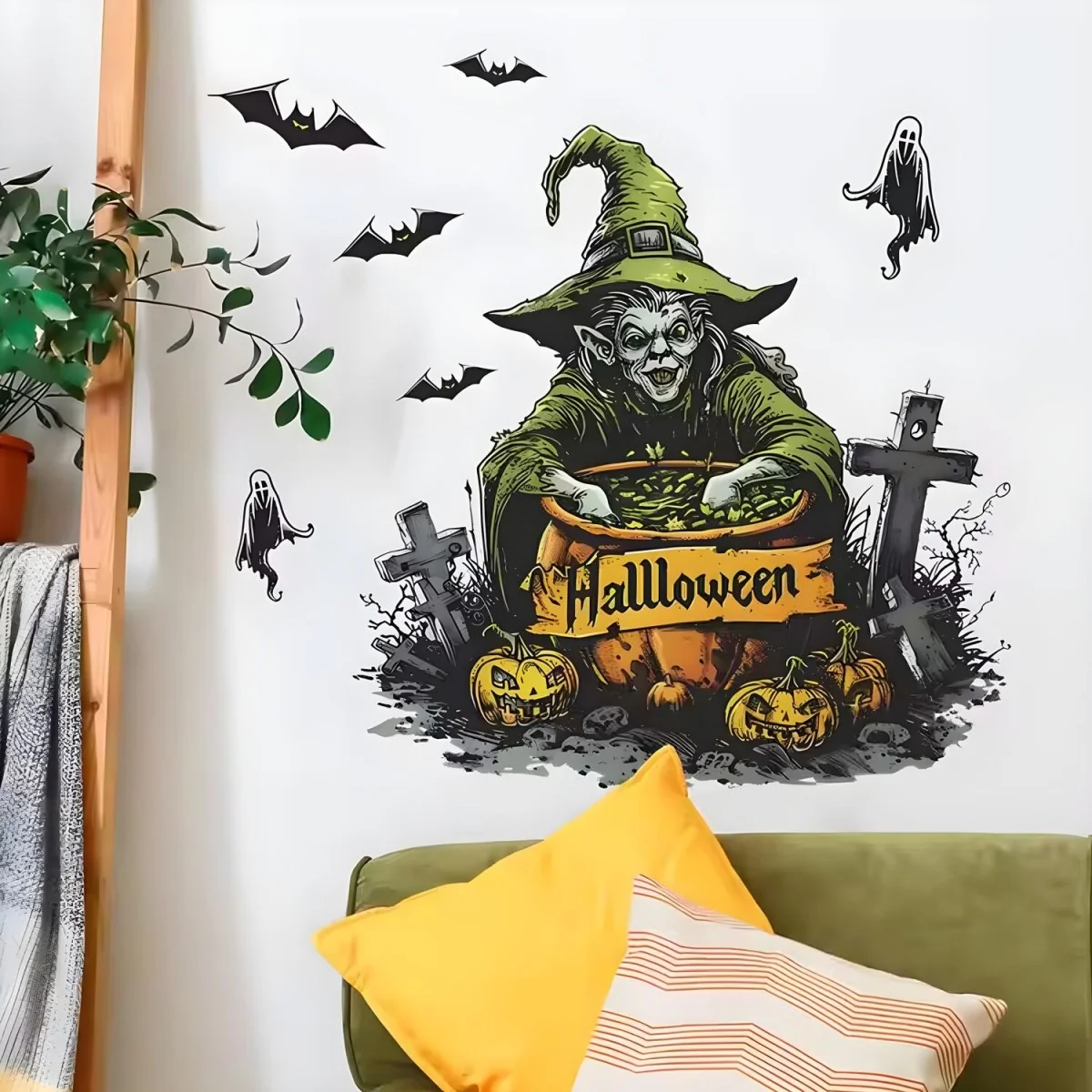 Samolepka na stenu/Tapeta Halloween