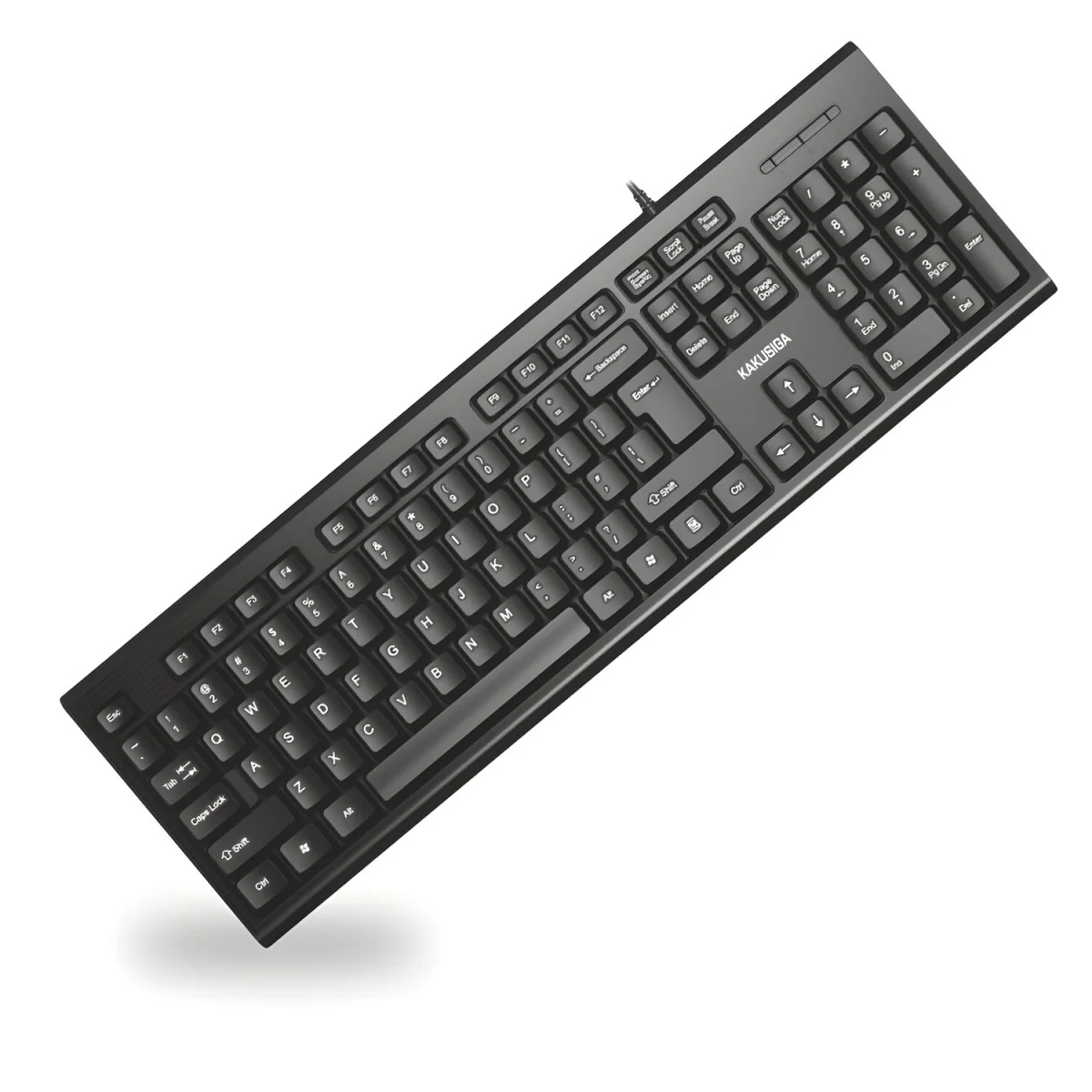 Káblová klávesnica - Čierna USB FullLayout Keyborad