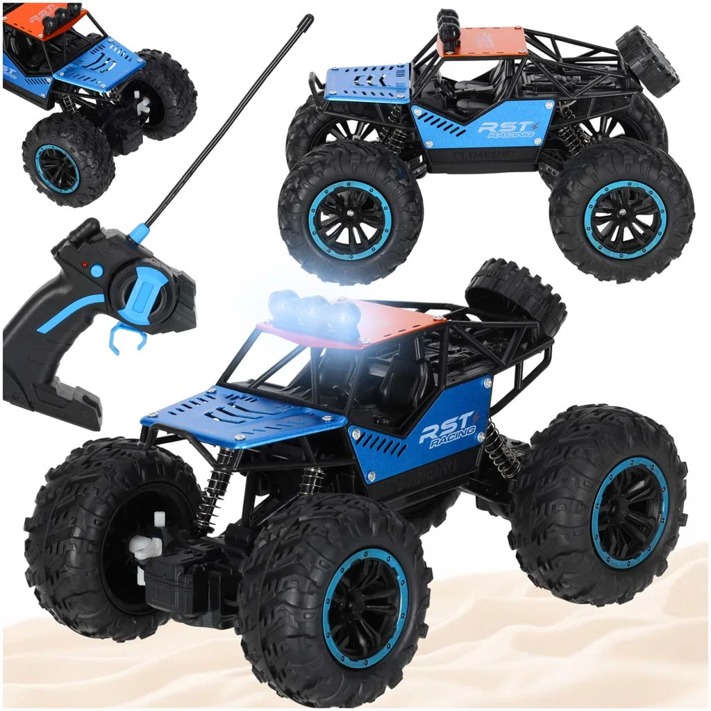 Terénne RC auto na diaľkové ovládanie off-road so svetlami 6+