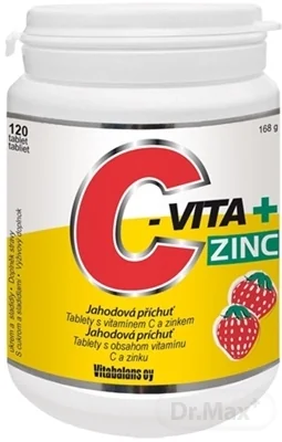 Vitabalans C-VITA + ZINC 1×120 tbl, vitamín C + zinok