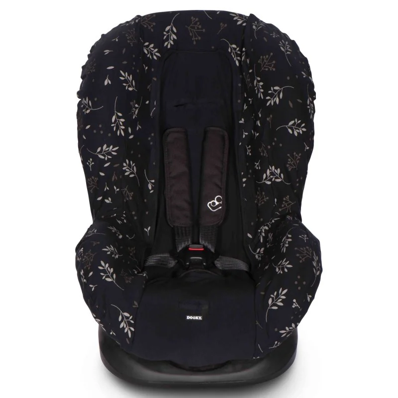 Dooky poťah na autosedačku Seat Cover Group1 Romantic Leaves Black