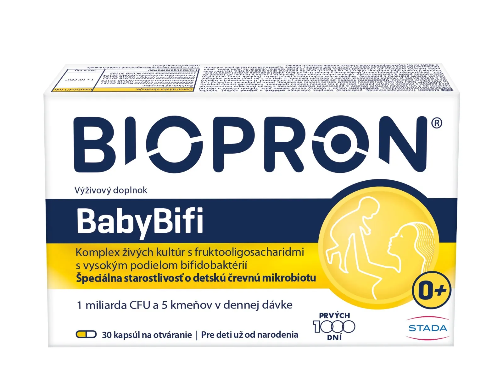 BIOPRON LAKTOBACILY BABY BIFI+ 30CPS W