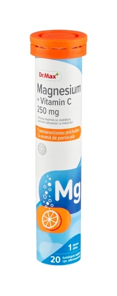 Dr. Max Magnesium +Vitamin C 1×20 tbl, šumivé tablety