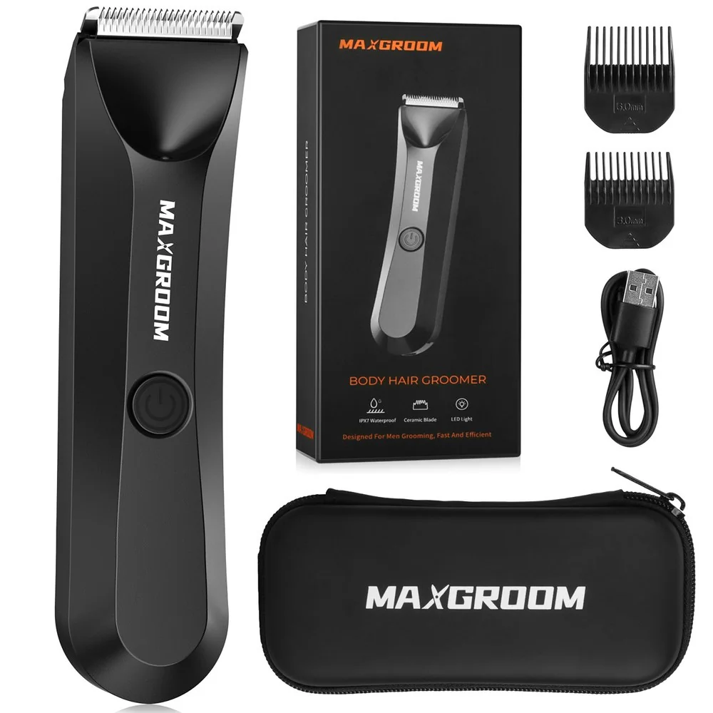 MaxGroom RFCD-9087 zastrihávač s LED svetlom, čierny
