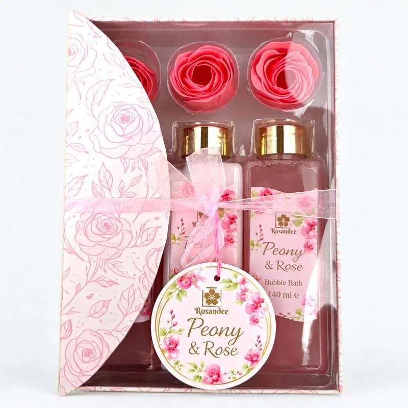 Darčeková kozmetická sada Peony & Rose No. 49