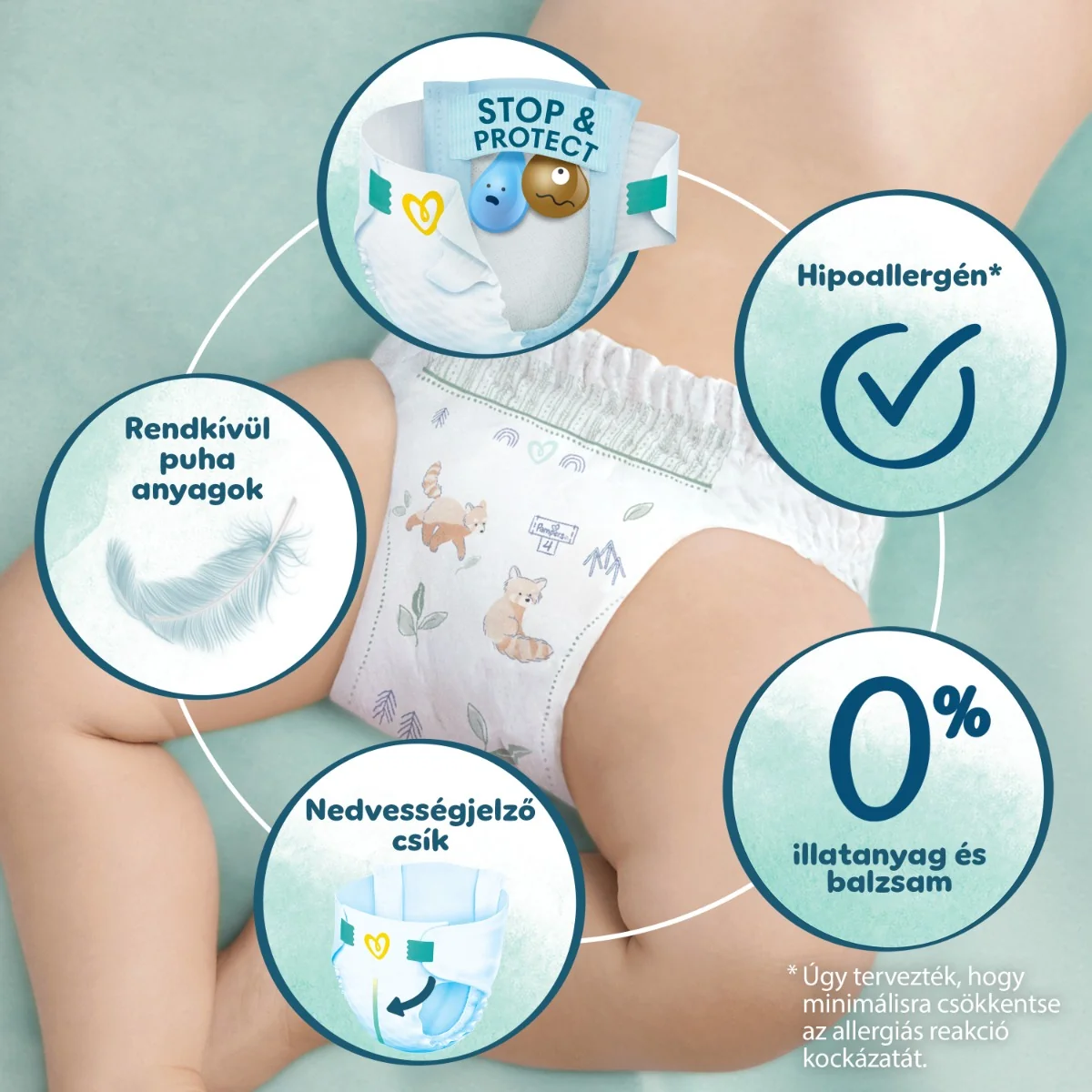 Pampers Harmonie plienky veľkosť 2, 4kg-8kg 32 ks