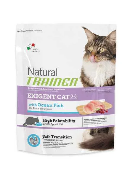 Natural Trainer Cat Exigent Morská Ryba300g 1×300 g
