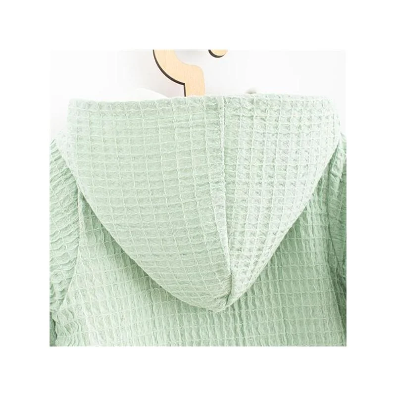 Dojčenský mušelínový overal s kapucňou New Baby Comfort clothes
