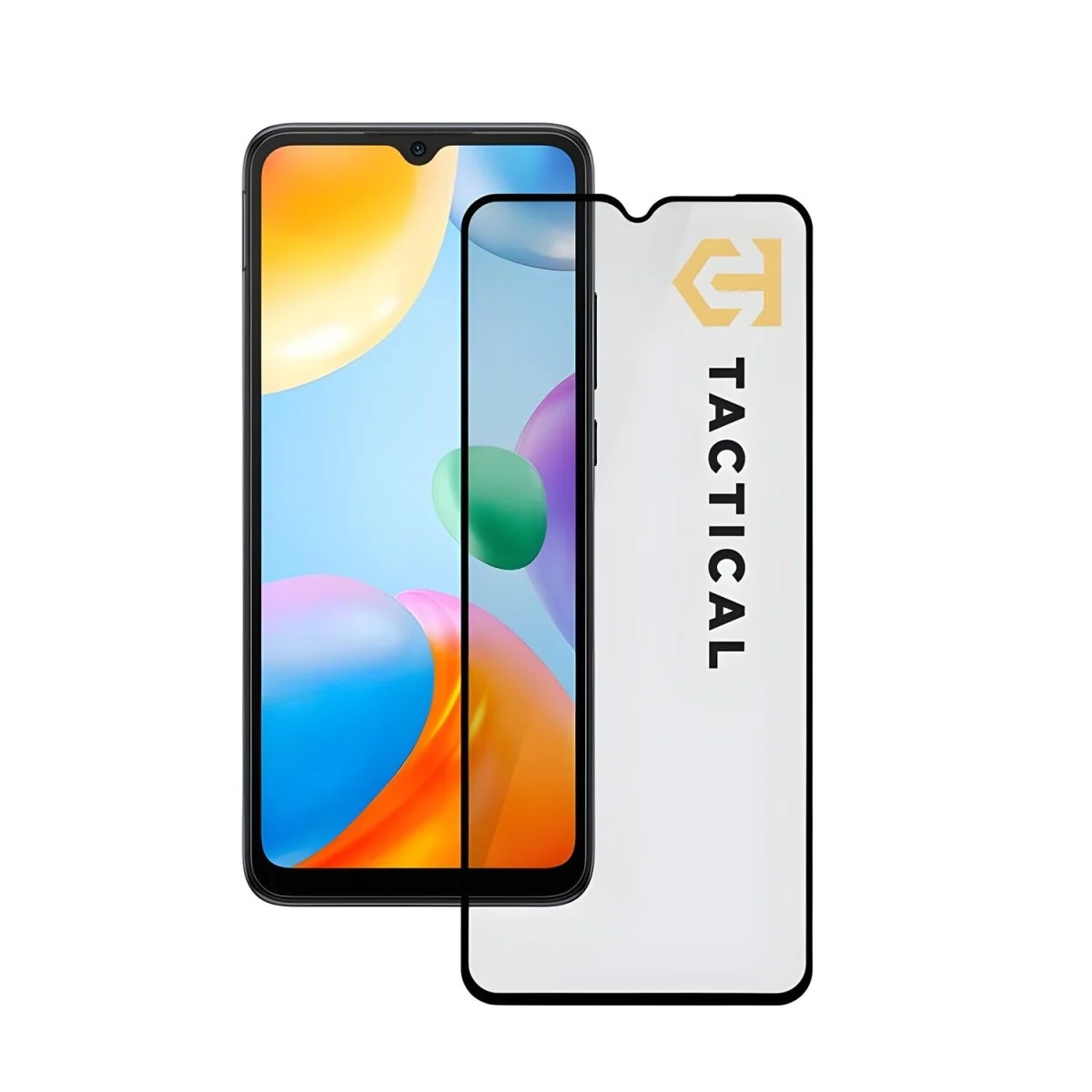 Sklo 5D pre Xiaomi Redmi 10C/Poco C40 - Čierna Ochrana displeja