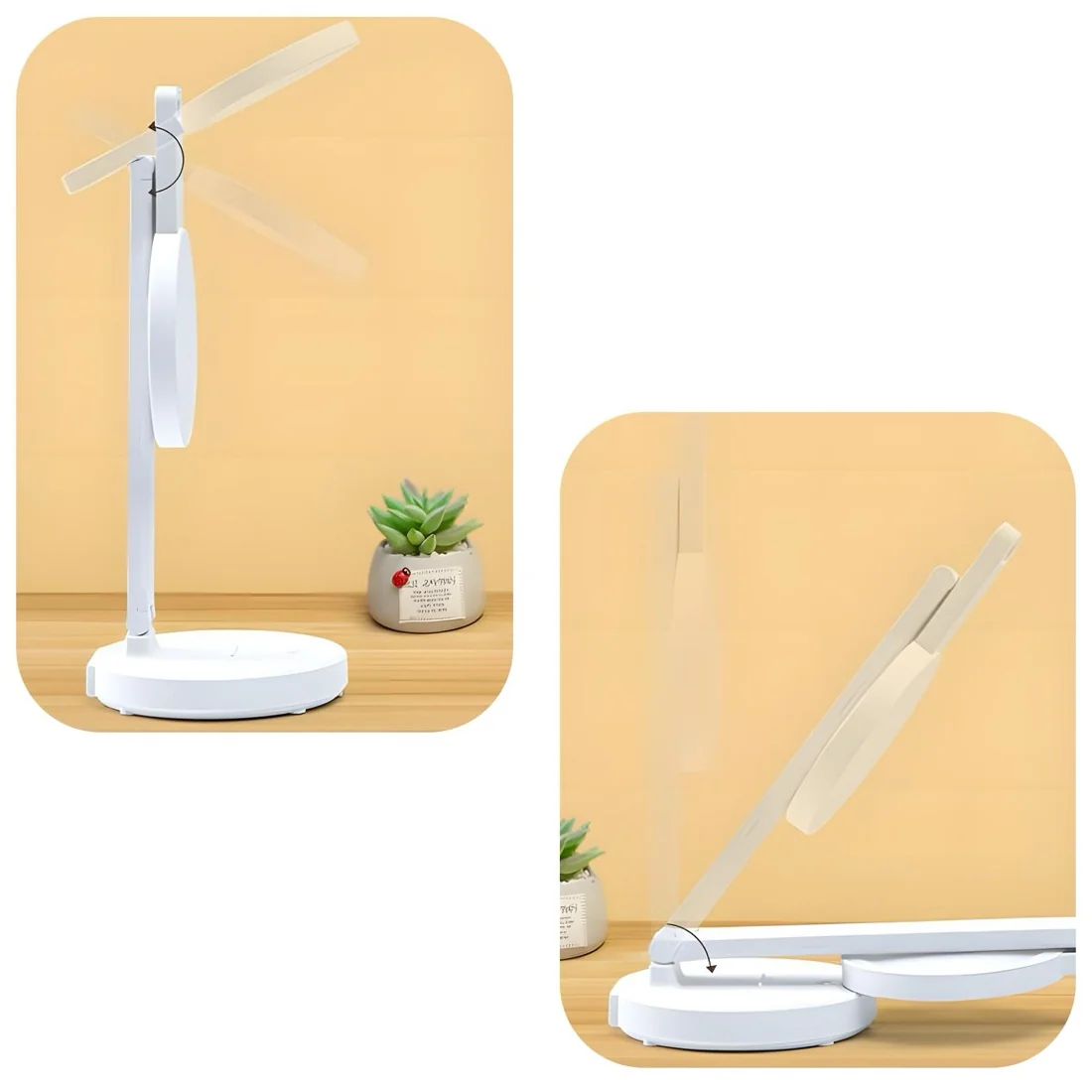 MG BL-1212 LED bezdrôtová stolná lampa, biela
