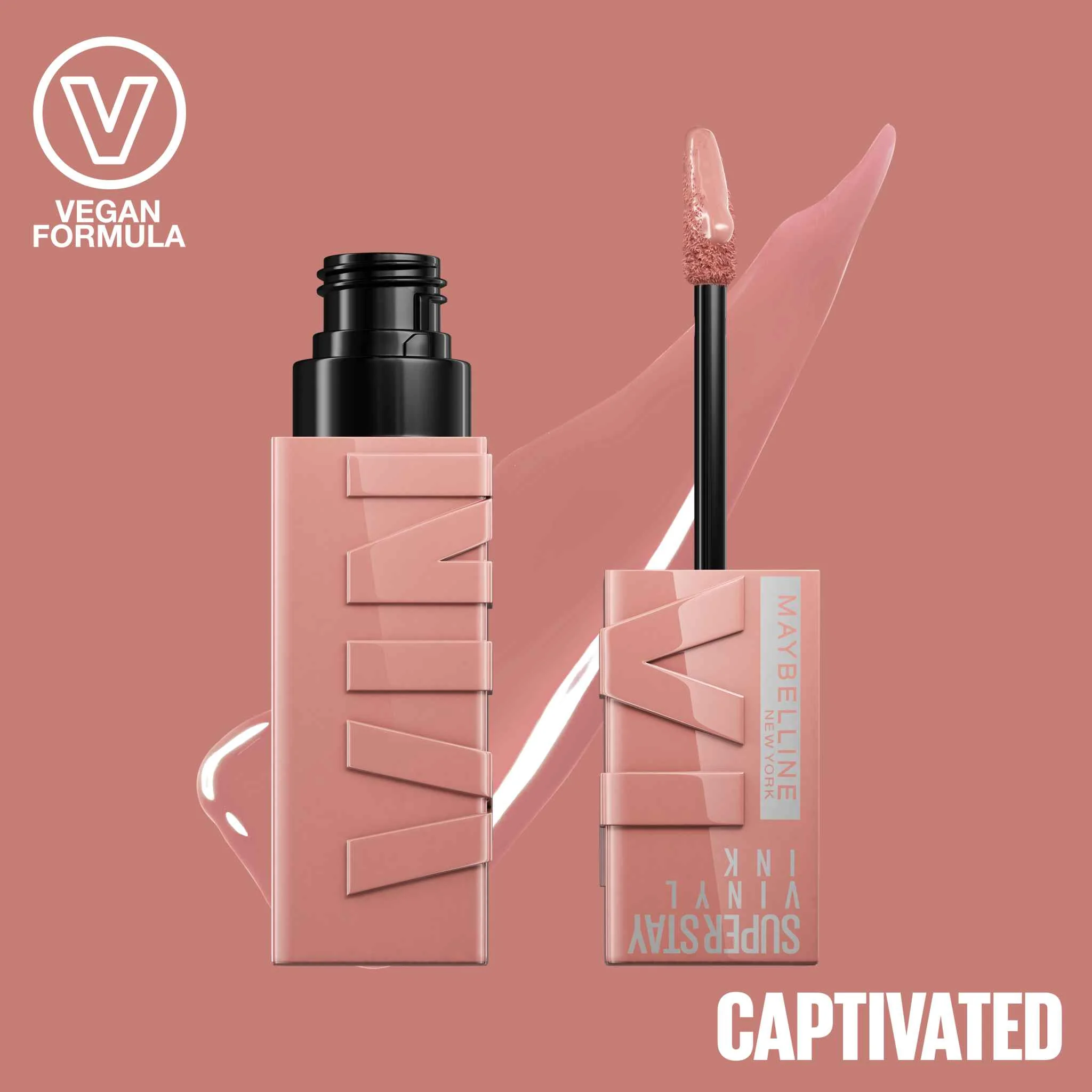 Maybelline New York Superstay Vinyl Ink 95 Captivated tekutý rúž 1×4,2 ml, tekutý rúž