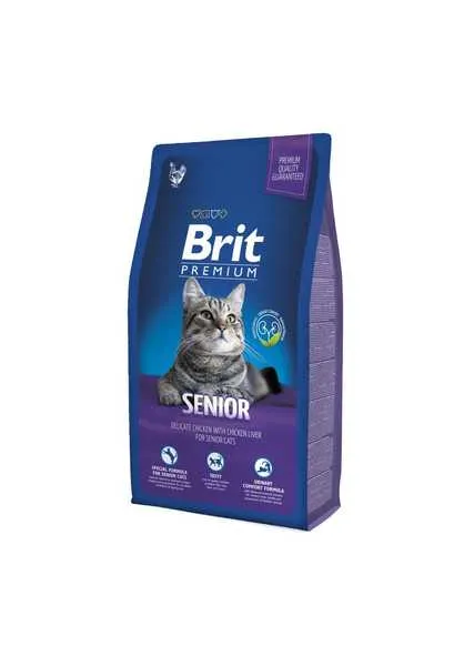 Brit Cat Prem Senior 8kg