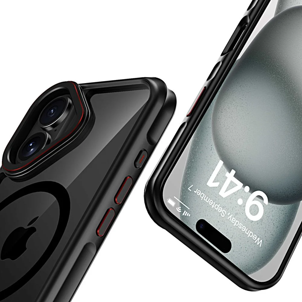 Tech-Protect Hybrid MagSafe kryt na iPhone 16, čierny