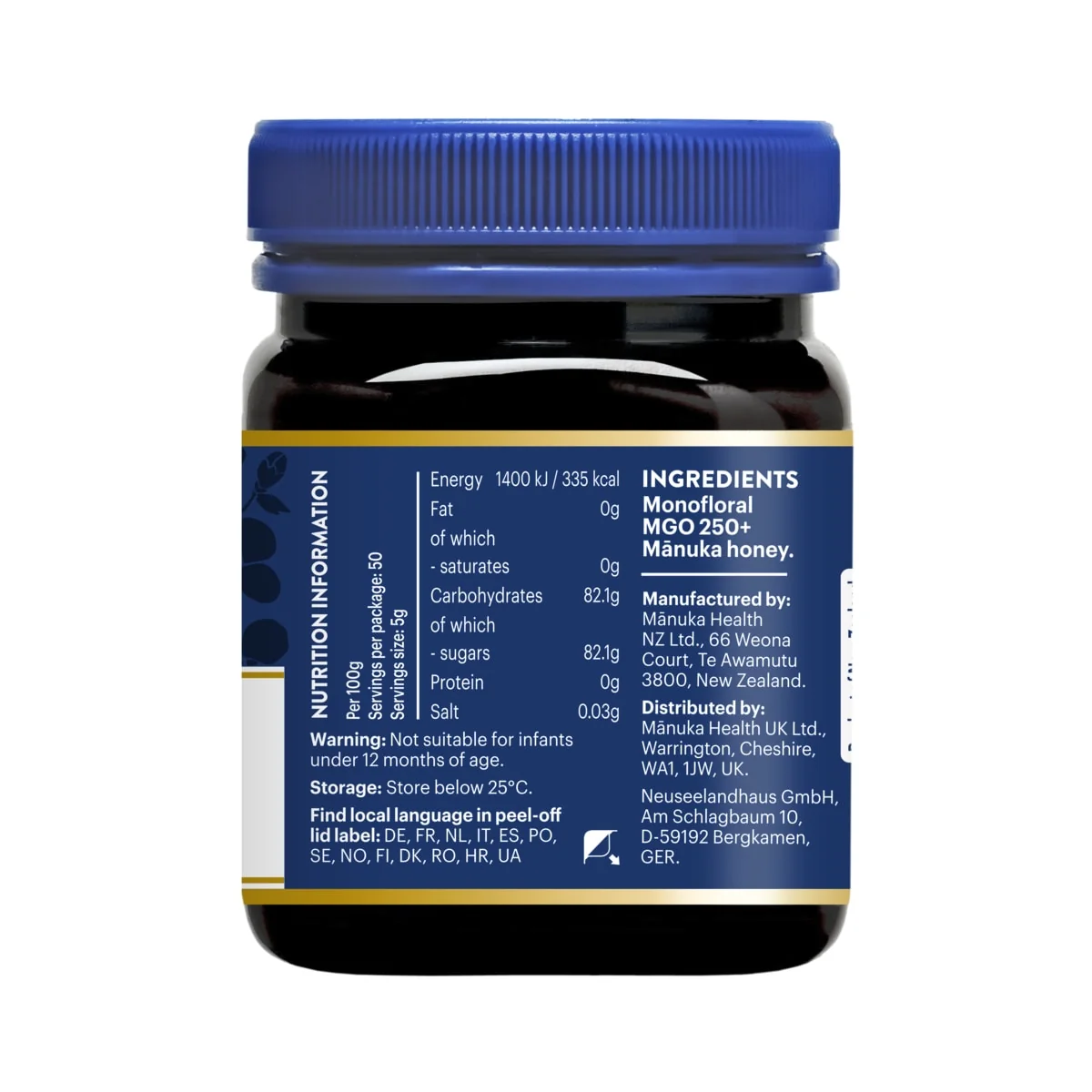 Manuka med MGO 250+ 250 g